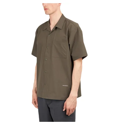 Norse Projects Carsten Travel Solotex Shirt (Oliv)