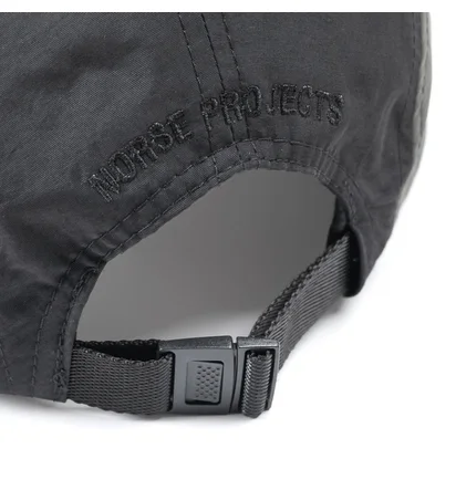 Norse Projects Nylon 4 Panel Cap (Schwarz)