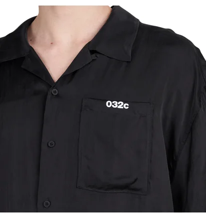 032c Inverted Bowling Shirt (Schwarz)