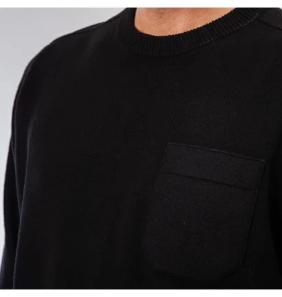Stone Island Knitwear Sweat Shirt (Schwarz)