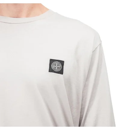 Stone Island Patch Logo Longsleeve (Taupe)