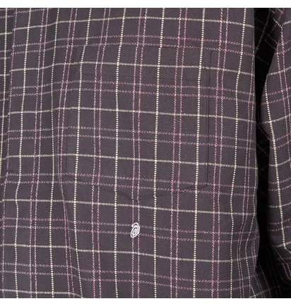 Stüssy Big Button Plaid LS Shirt (Multi)