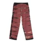 Stüssy Rip Dye Beach Pant (Rot / Schwarz)