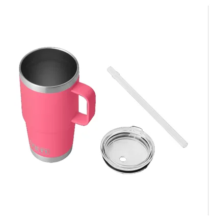 Yeti Rambler 25oz (739ml) Straw Mug (Pink)