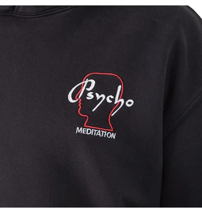 Brain Dead Psycho Meditation Hoodie (Schwarz)