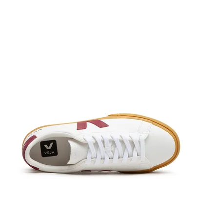 Veja WMNS Campo Chromefree Leather (Weiß / Rot)