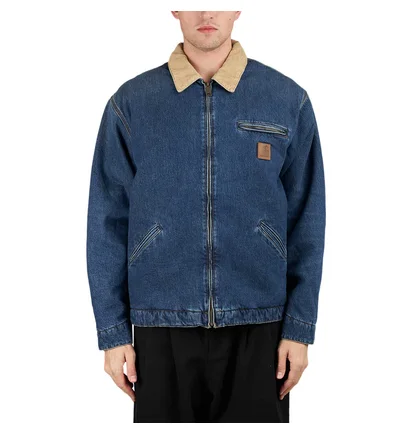 Carhartt WIP Detroit Jacket (Blau / Beige)