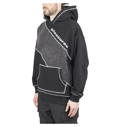 Pleasures Collapse Hoodie (Schwarz)