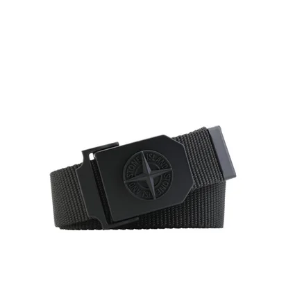 Stone Island Tape Belt (Schwarz)