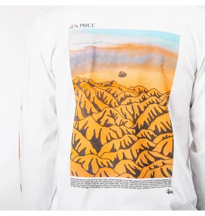 Stüssy Primordial World L/S (Weiß)
