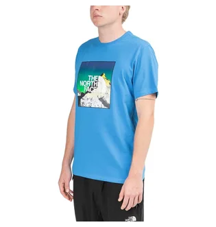 The North Face M SS Himalayan Summits Tee (Blau)