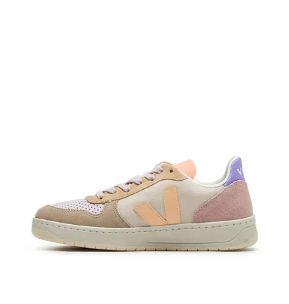 Veja WMNS V-10 Suede (Multi / Pfirsich)