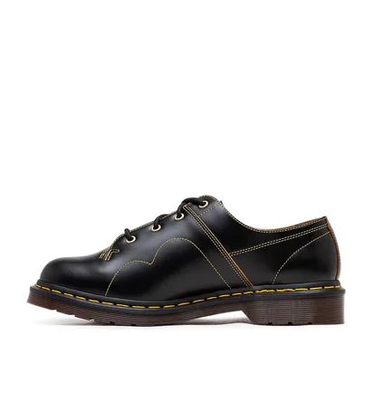 Dr. Martens Church Shoe Vintage Smooth (Schwarz / Gelb)