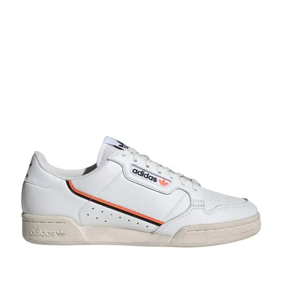 adidas Continental 80 (Weiß / Schwarz / Orange)