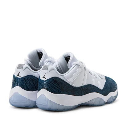 Air Jordan 11 Retro Low LE 'Blue Snakeskin' (Weiß / Blau)