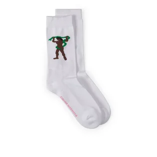 Carne Bollente Milk Snake Socken (Weiß)