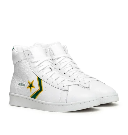 Converse Pro Leather 'Celtics' (Weiß / Gelb / Grün)