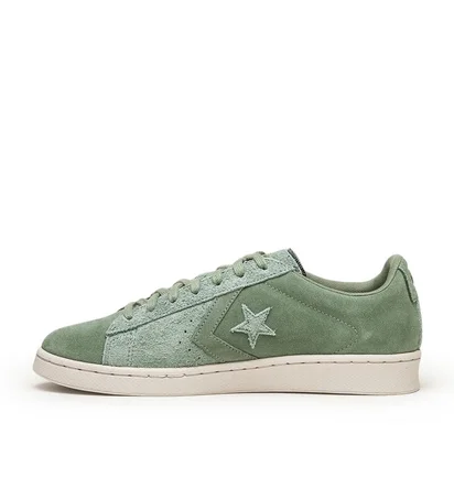 Converse x Earth Tone Suede Pro Leather OX (Blassgrün)