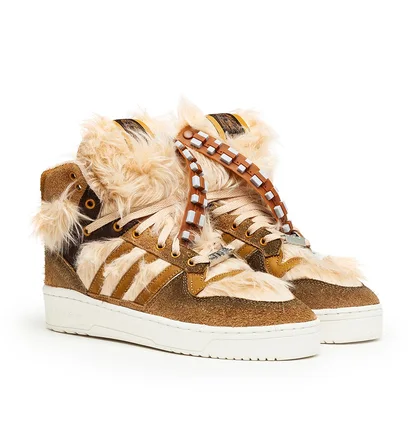 adidas x Star Wars Rivalry Hi 'Chewbacca' (Braun / Weiß)