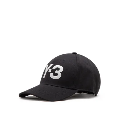 adidas Y-3 Logo Cap (Schwarz / Weiß)