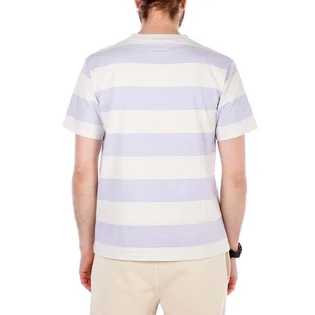 Norse Projects Johannes Wide Stripe (Lila / Hellbeige)
