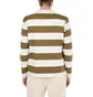 Norse Projects Johannes Wide Stripe LS (Olive / Hellbeige)