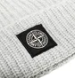 Stone Island Rib Knit Beanie (Hellgrau)