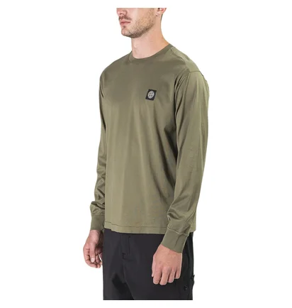 Stone Island Small Logo Patch Longsleeve (Olive)