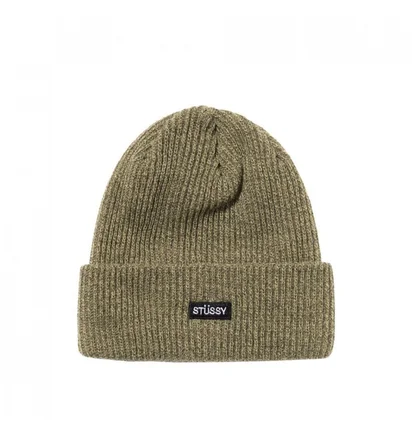 Stüssy Small Patch Watchcap Beanie (Olive)