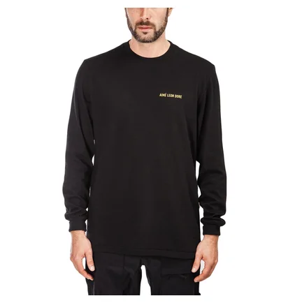 Aimé Leon Dore LS Logo Tee (Schwarz)