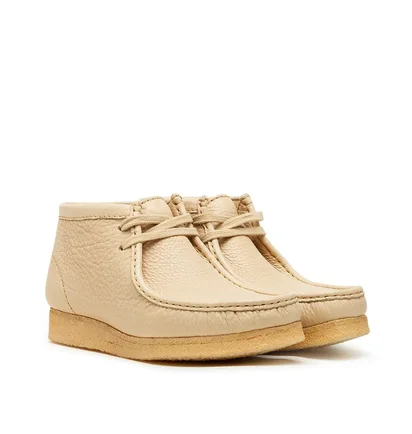 Clarks Originals x Sporty & Rich Wallabee Boot (Beige)