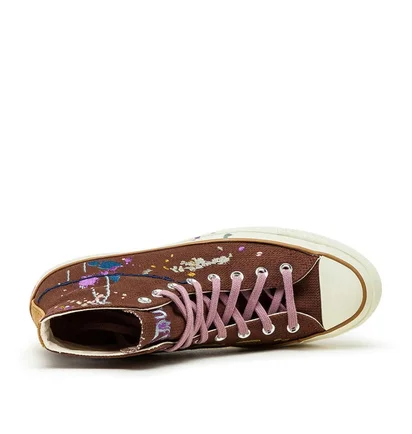 Converse x Bandulu Chuck 70 High (Braun / Weiß / Pink)