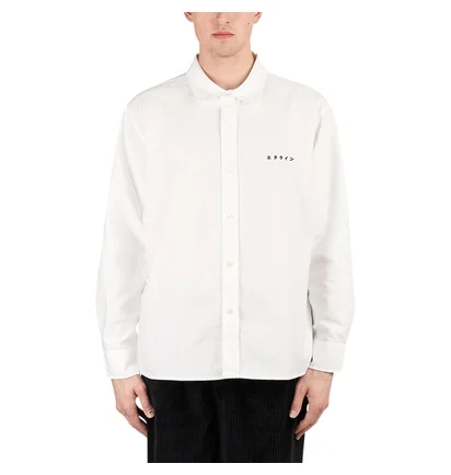 Edwin Big Ox-Shirt Longsleeve (Weiss)