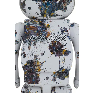 Medicom 1000% Jackson Pollock Studio Splash Be@rbrick Toy