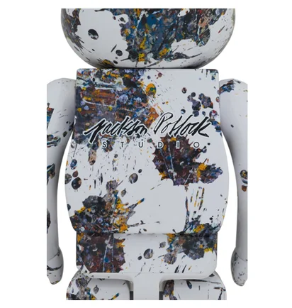 Medicom 1000% Jackson Pollock Studio Splash Be@rbrick Toy