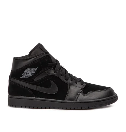 Nike Air Jordan 1 MID (Schwarz / Grau)