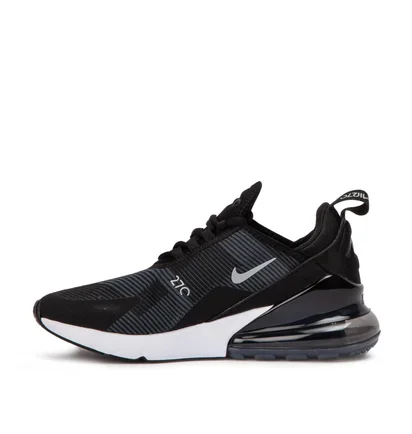 Nike Air Max 270 Knit Jacquard GS (Schwarz / Grau)