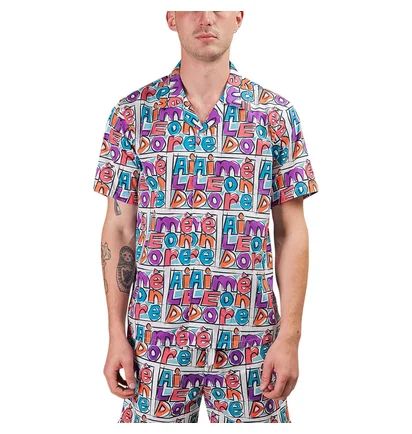 Aimé Leon Dore Crayon Print Leisure Shirt (Multi)
