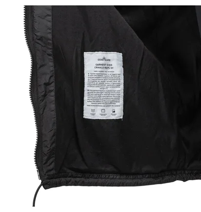 Stone Island Garment Dyed Crinkle Isolante Jacket (Schwarz)