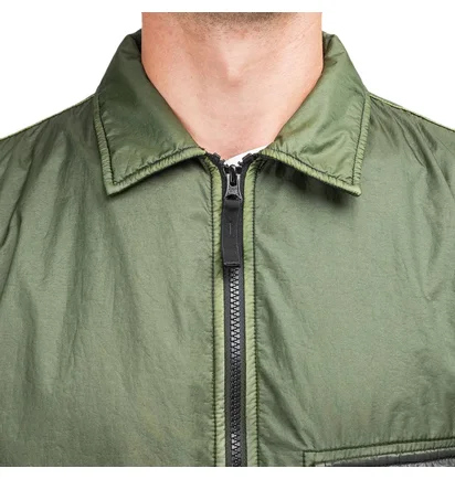 Stone Island Lamy Flock Overshirt (Olive)