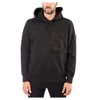Stone Island Shadow Project Hooded Sweatshirt (Schwarz)