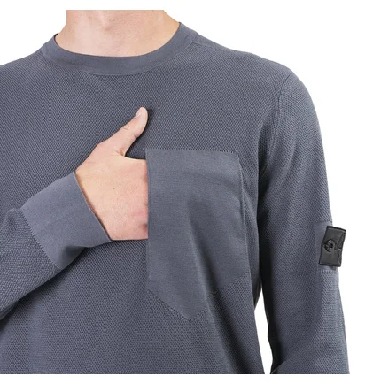 Stone Island Shadow Project Knitwear Sweat Shirt (Grau)
