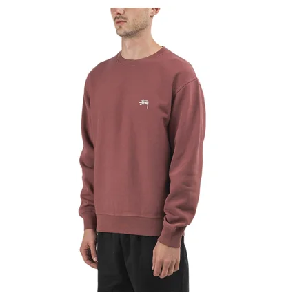 Stüssy Logo Crew (Rostrot)
