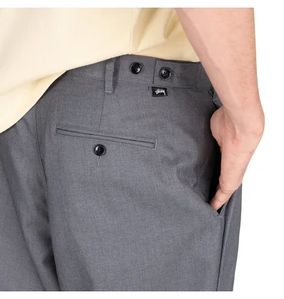 Stüssy Volume Pleated Trouser (Grau)