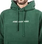 Aimé Leon Dore Reverse Fleece Logo Hoodie (Grün)