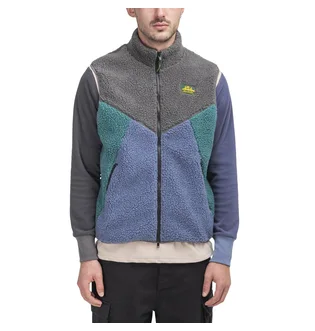 Aimé Leon Dore Polar Fleece Vest (Grau / Blau)