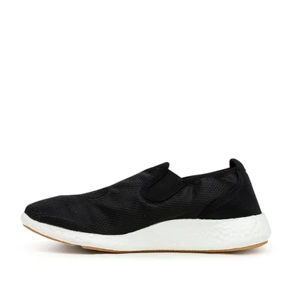 adidas x Human Made Pure Slip-On (Schwarz / Weiß)