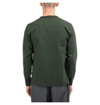 Snow Peak Heavy Cotton Garment Dyed Crewneck (Dunkelgrün)