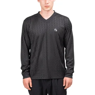 Stüssy Soccer V-Neck Longsleeve (Schwarz)