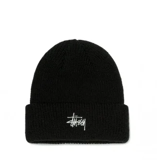 Stüssy Stock HO18 Cuff Beanie (Schwarz)